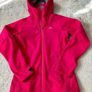 Adidas Authentic Hooded Swift Soft Shell Pink Jacket Size XS